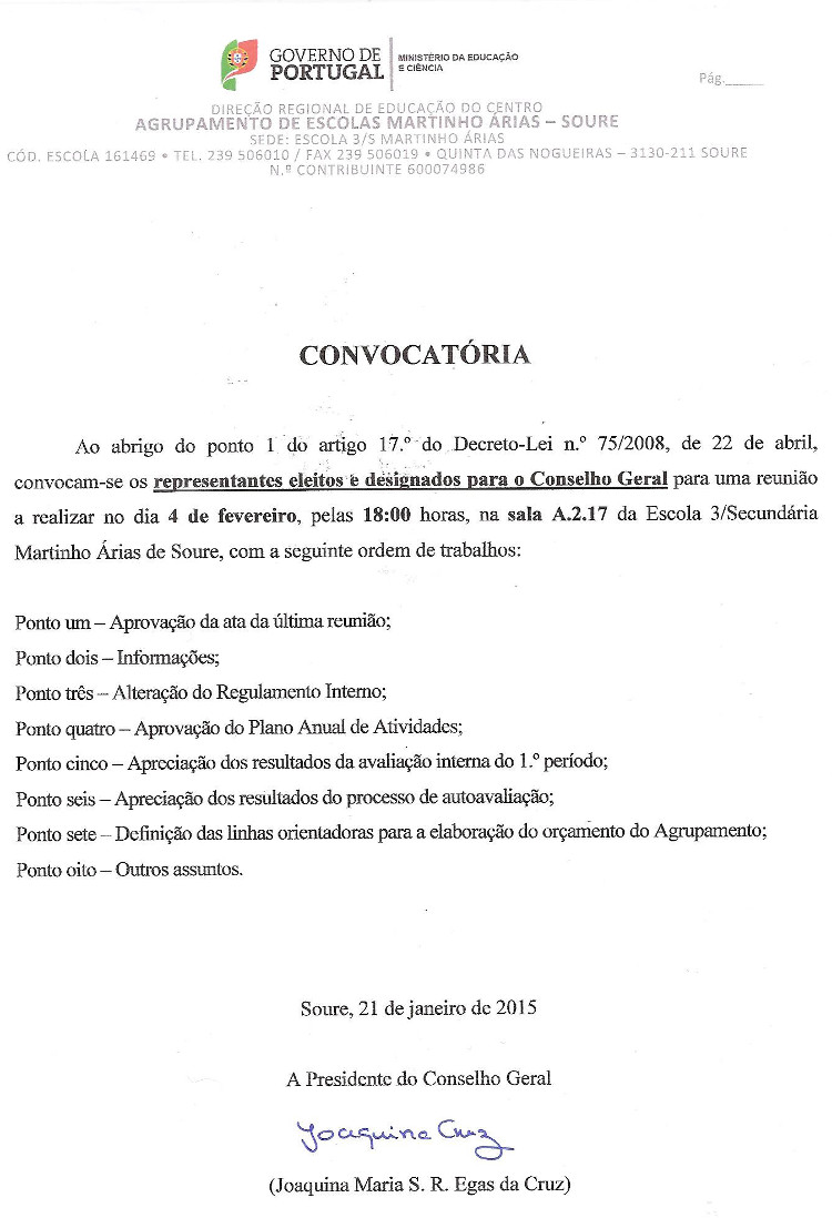 Convocatória